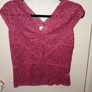 NINE WEST LACE TOP